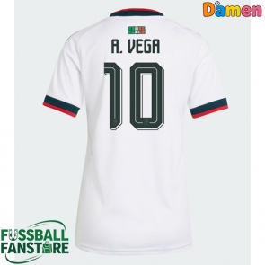 Mexiko Alexis Vega #10 Replik Auswärtstrikot Damen WM 2026 Kurzarm